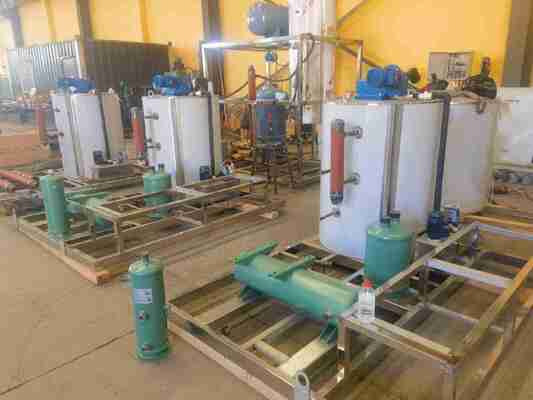 Ecoice  China Factory Industrial 3ton/3000kg/day/24h Flake Ice Maker Making Machine/ Commerical Ice Flake Plant Maker for Seafood