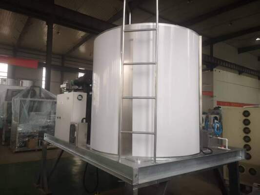 Ecoice 5-Ton Industrial Flake Ice Making Machine ice flake machine marine with PLC Control System