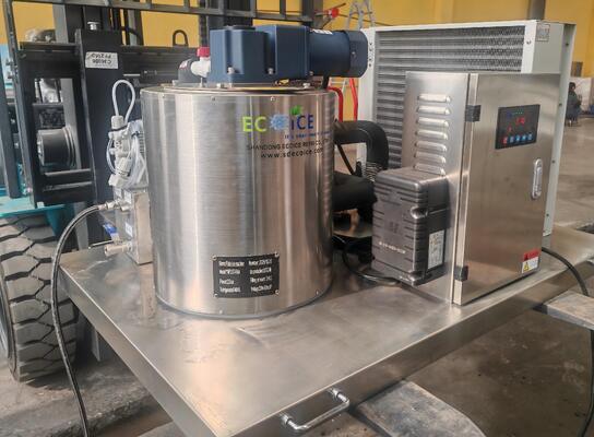 Ecoice High Quality 3T Industrial Flake Ice Machine Snow Flake Machine for Fishery Seafood