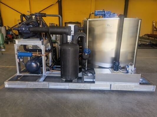 Ecoice 20 ton industrial ice flake making machine flake ice machine Ice Plant Made of Stainless Steel 304 for Seafood