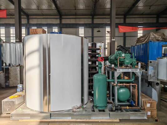 Ecoice water cooling Ice Flake Machine 20 ton Flake Ice Machine with CE Flake Ice Maker for Seafood