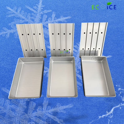 block fast freezing Aluminum freezer pan with lid, eco-friendly aluminum freezing box, frozen shrimp block equipment