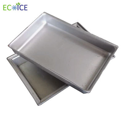 Food Grade Rectangular Aluminum Seafood Frozen Storage Box Container Freezing Tray