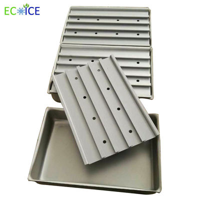 Food Grade Rectangular Aluminum Seafood Frozen Storage Box Container Freezing Tray