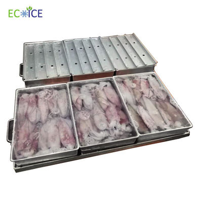 Full Size Recyclable Durable CE Certified Food Grade Rectangle Aluminum Frozen Seafood Container Freezing Tray
