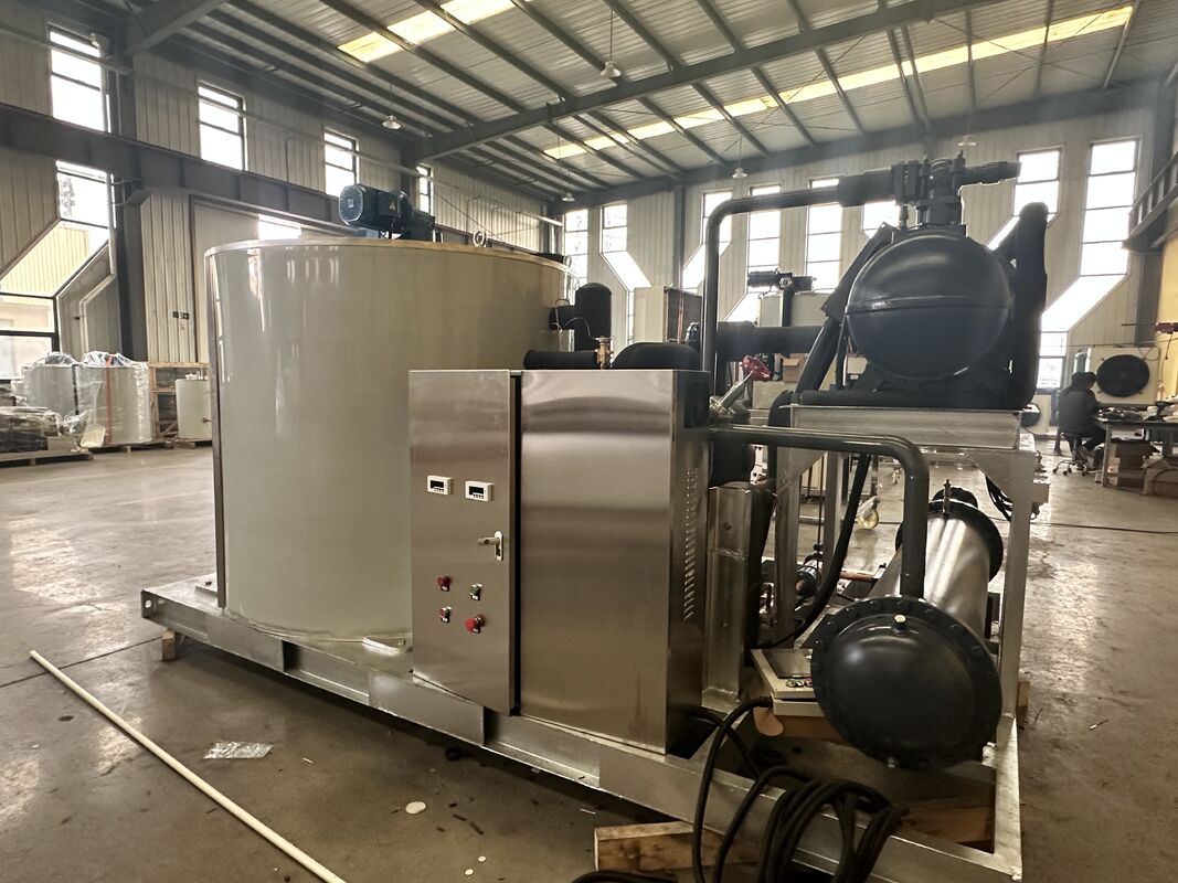 Ecoice 10 ton High reliable Long Service Life industrial Flake Ice Machine Ice Plant for  Fishery Industry Seafood